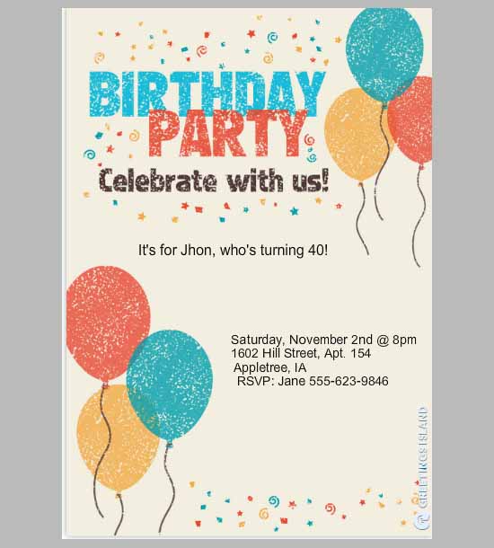 Free 12 Party Invitation Templates In Psd Pdf