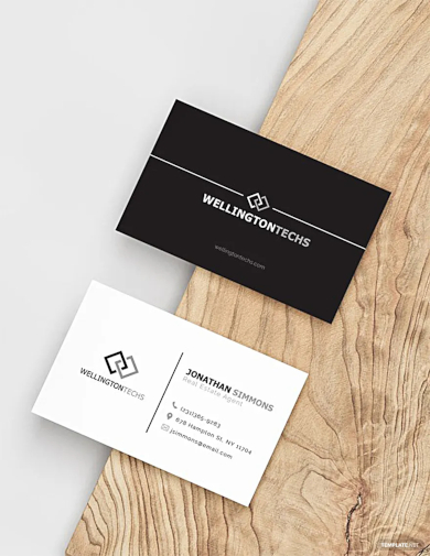 blank business card template