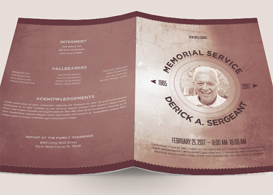 free funeral program template download 2017