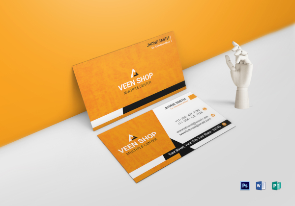 executive business card template