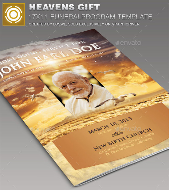 FREE 46 Sample Funeral Programs Templates In PDF MS Word PSD 