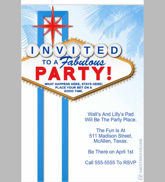 printable party invitation
