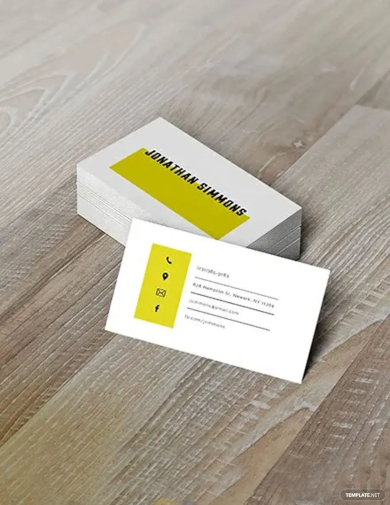 simple business card template