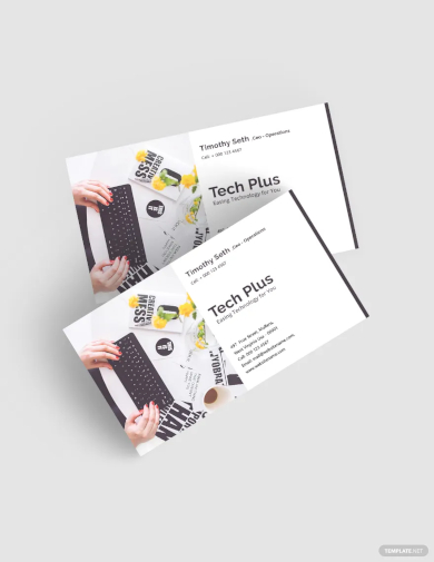 startup business card template