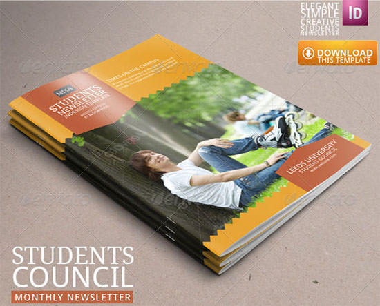 student newsletter template