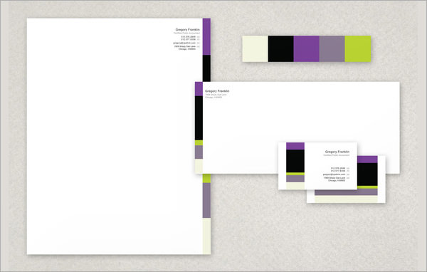 sublime rock n roll business stationery templates