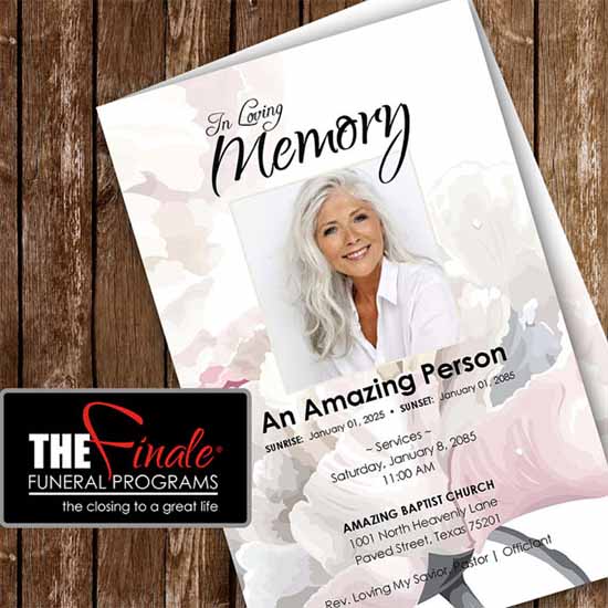 template memorial card free printable Sample Templates 33 Programs Sample   Templates Funeral