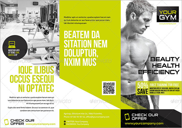 gym brochure template trifold leaflets templates pdf another indesign publisher word which folders called different three