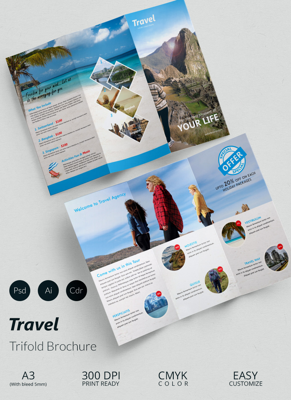 Travel Brochure Templates - 21+ Download in PSD, Vector EPS, Illustrator