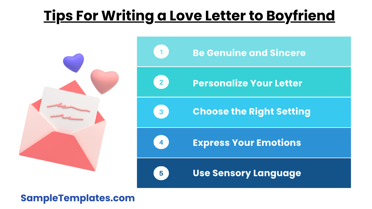 tips for writing a love letter to boyfriend