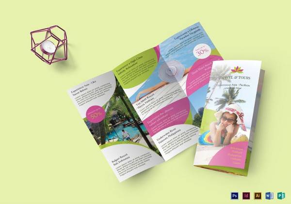 travel and tour brochure template to edit