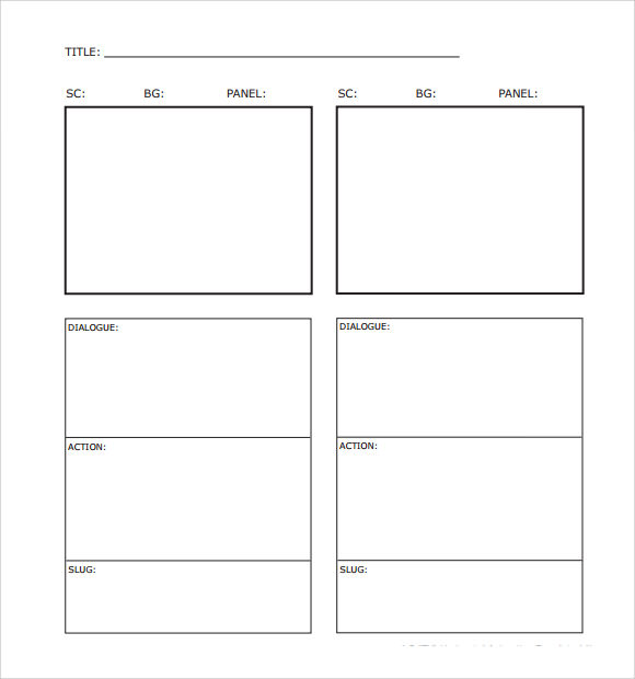 Storyboard Sheets Pdf