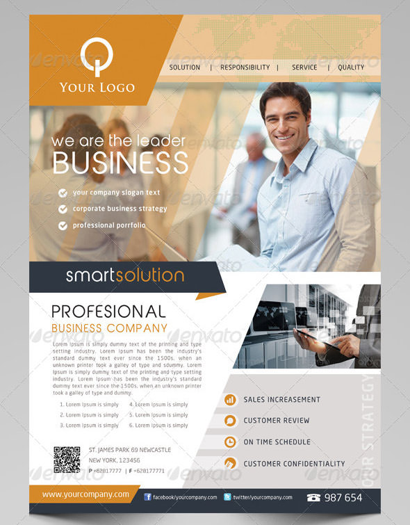 Free Business Flyer Templates For Microsoft Word