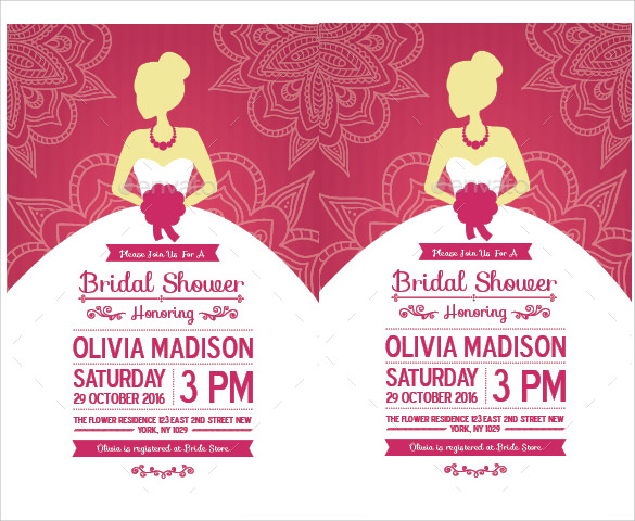 Free Printable Bridal Shower Invitation Templates For Word 9