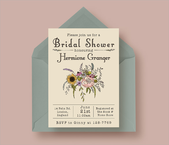 Bridal Shower Invitations Templates Free Download 5