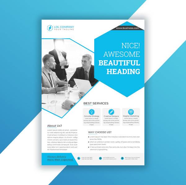 business flyer template