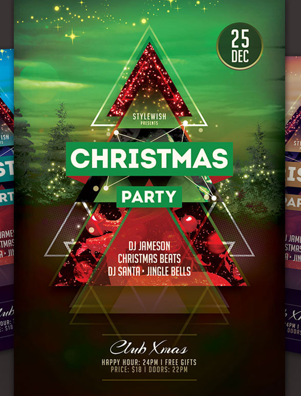 christmas party flyer