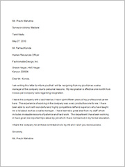 professional resignation letter format1