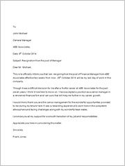 professional resignation letter sample1