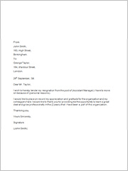 professional resignation letter1