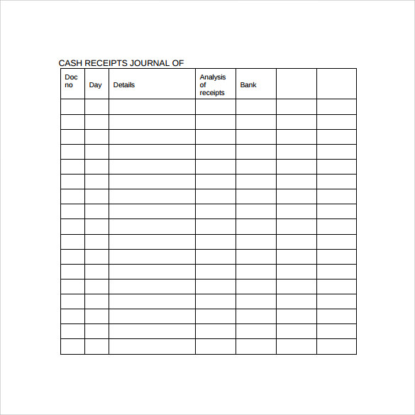 simple cash receipt template