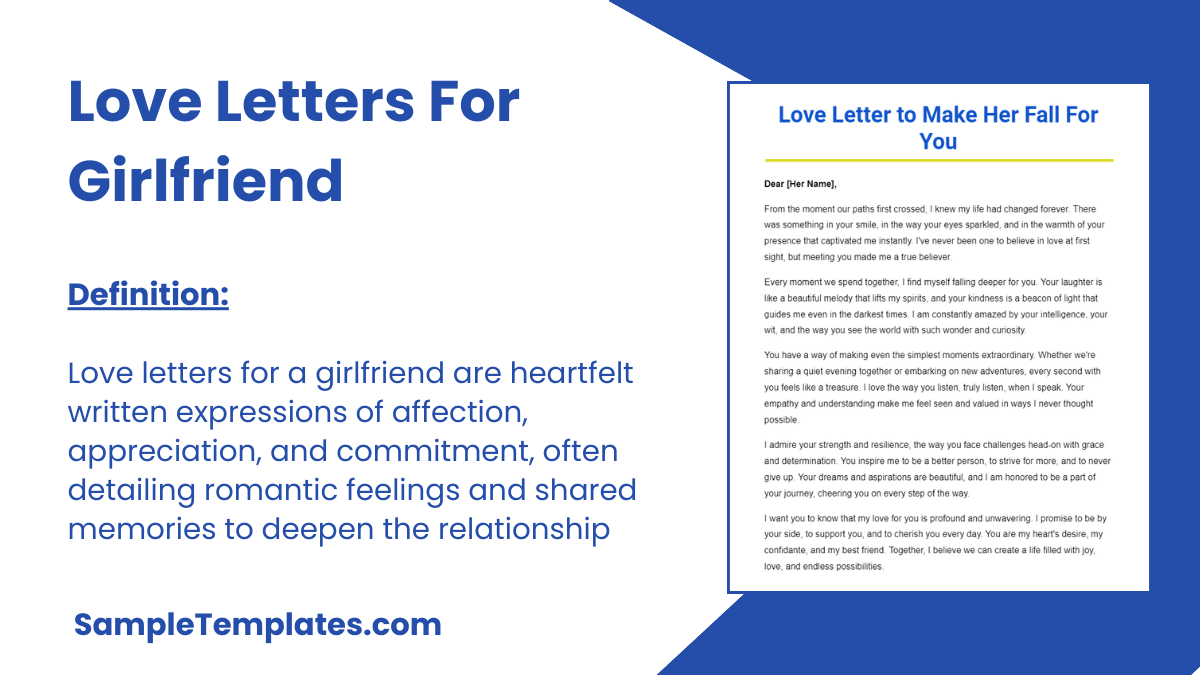 Love Letters for Girlfriend