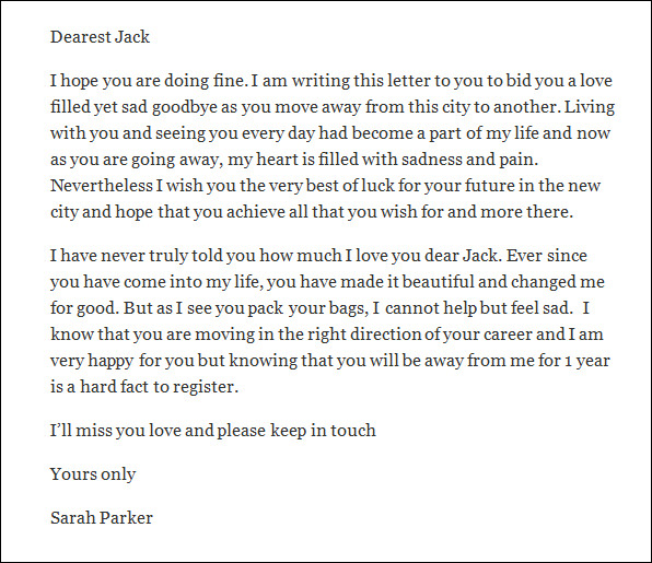 sad love letter for him