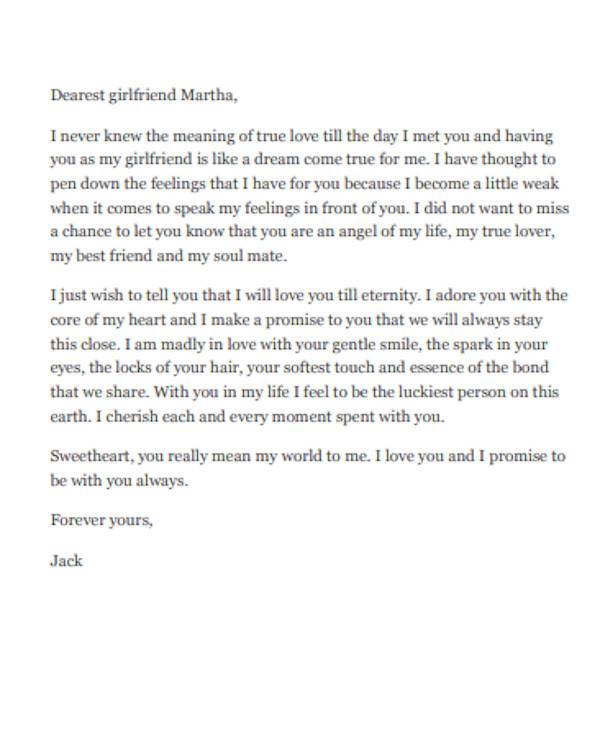 cute ways to write letters to your girlfriend