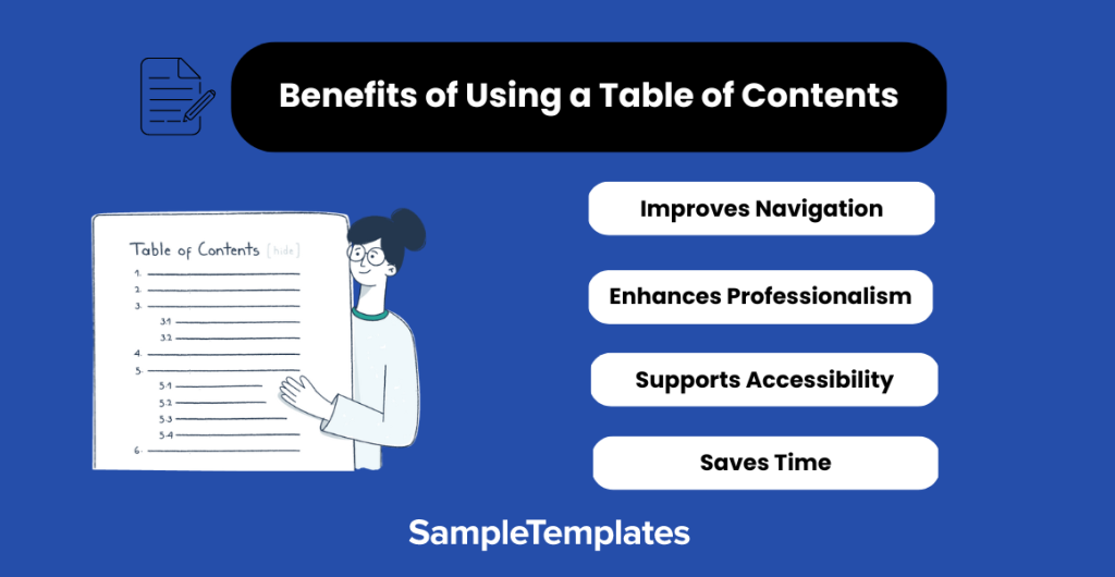 benefits of using a table of contents 1024x530