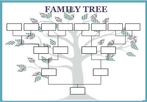 blank family tree template