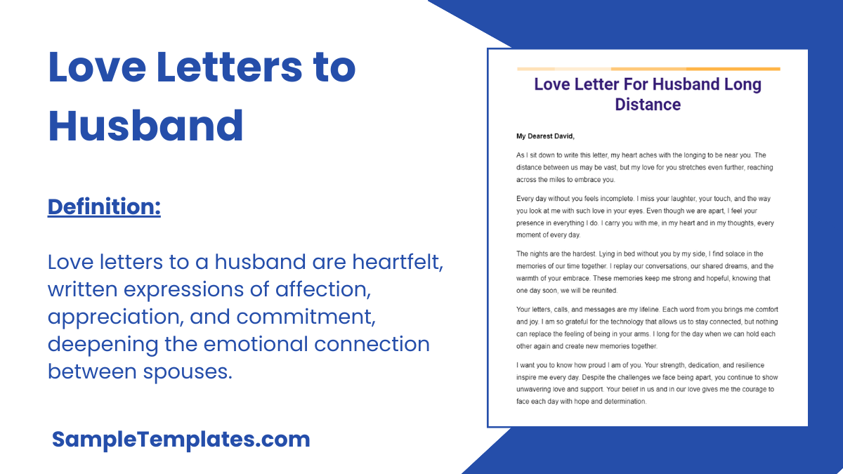 Love Letters to Husband