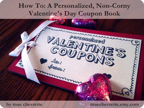 personalized valentines day coupon book
