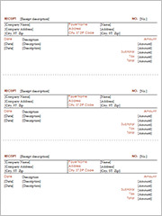 free 40 receipt templates in ms word pdf excel