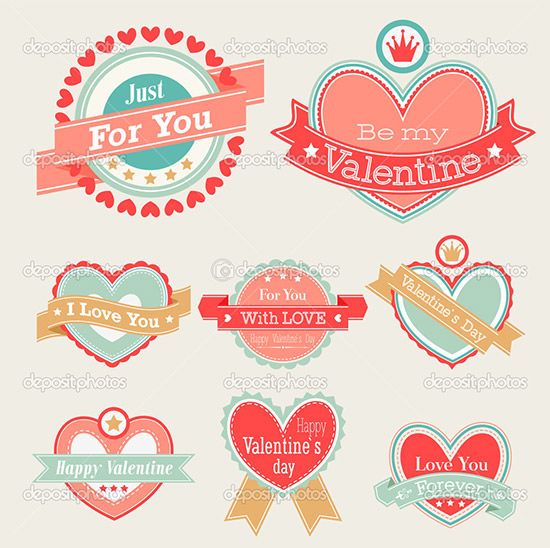 printable valentines labels