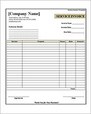 110 invoice templates to free download sample templates