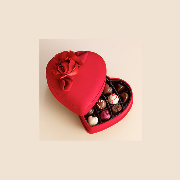 romantic valentine’s day chocolates gift