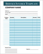 sample service invoice template2