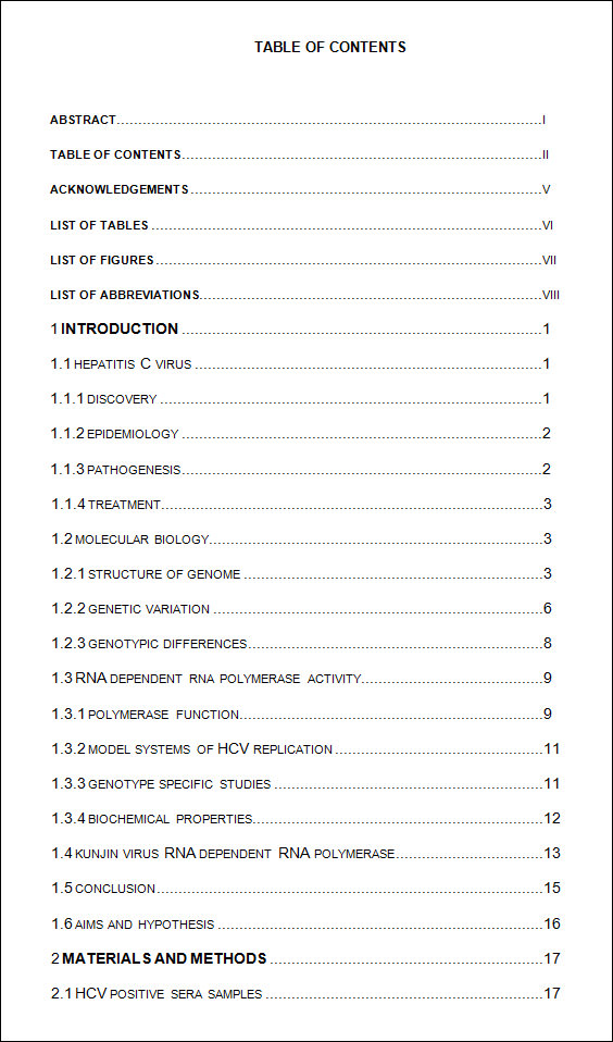 Report Content Page Template