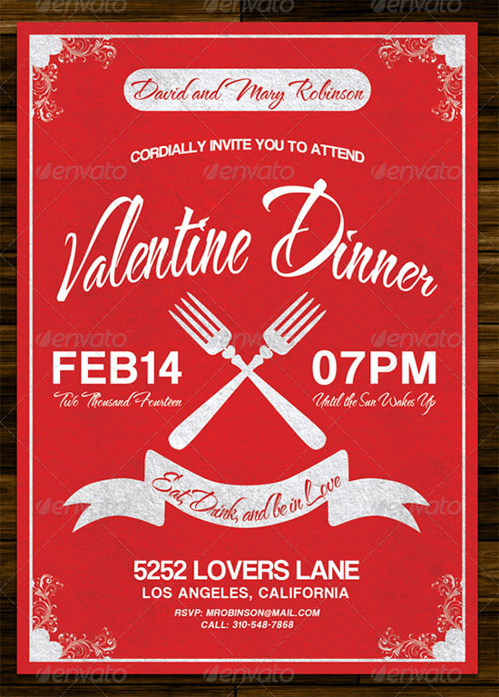 FREE 14 Best Valentines Day Invitation Templates In PSD