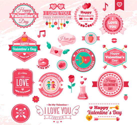 valentine labels
