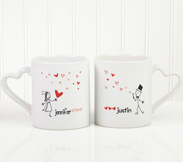 valentines day mug set