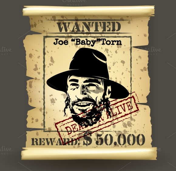 Wanted Poster Layout