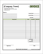 FREE 36+ Invoice Templates in in MS Word | Excel | PDF