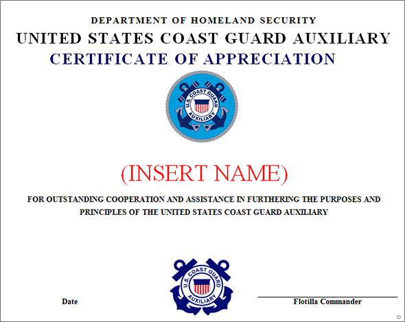 appreciation certificate for good performance