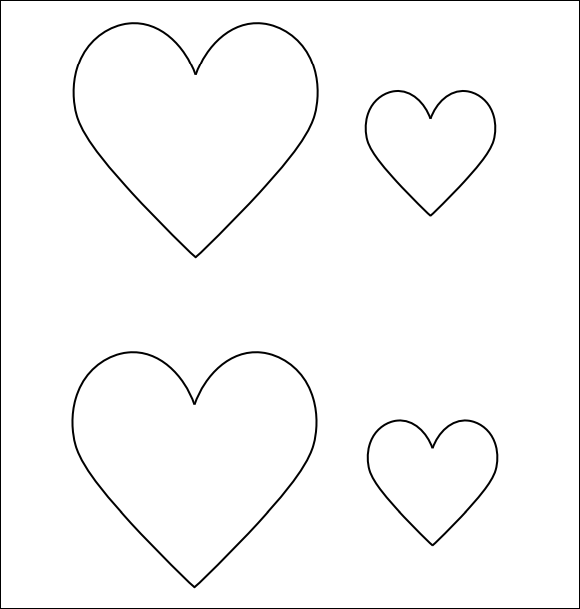 printable heart template