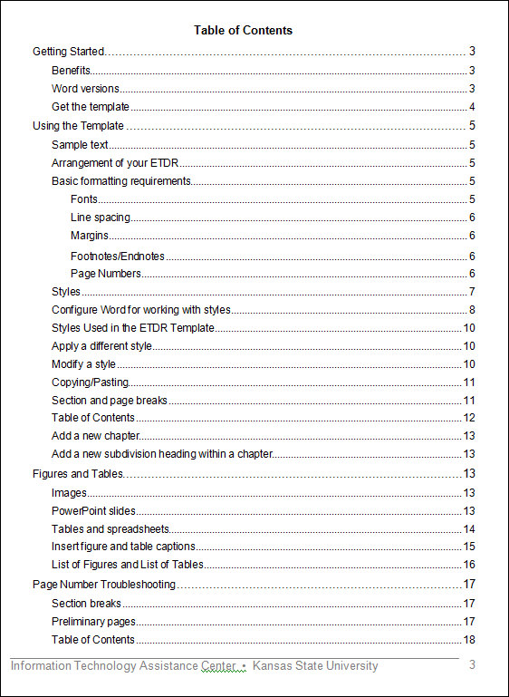 make a table of contents for pdf free on mac