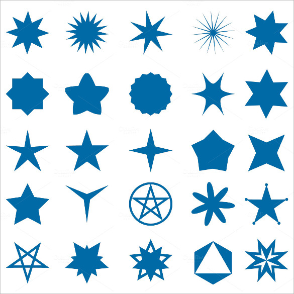 vector eps star template download