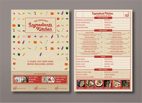 Free 32 Sample Menu Cards Templates In Psd Pdf Ms Word Ai Apple Pages Publisher 6661