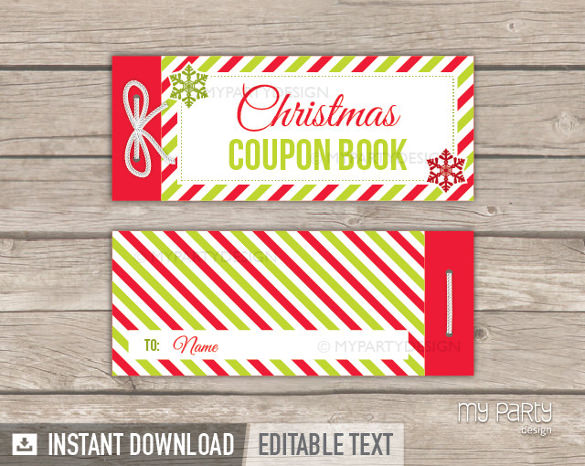 attractive coupon design template