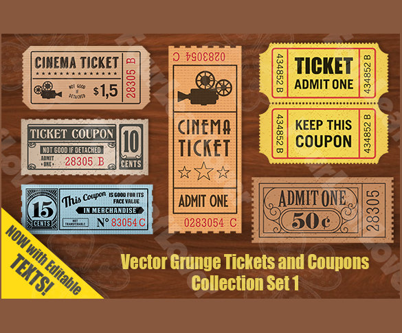 beautiful coupon design template